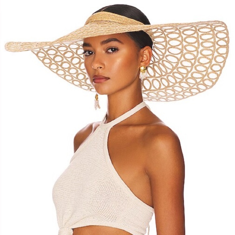 Cult Gaia Desa Woven Visor
